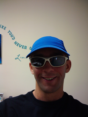 Me and my new favorite hat!